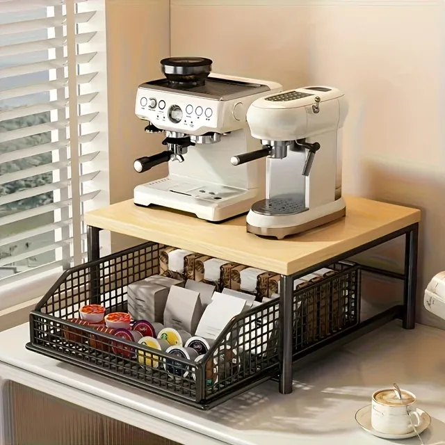 1 noir/blanc cuisine micro-ondes support boîte de… – vue 2