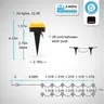 Guirxiété lumineuse LED RVB à commande vocale – vue 6