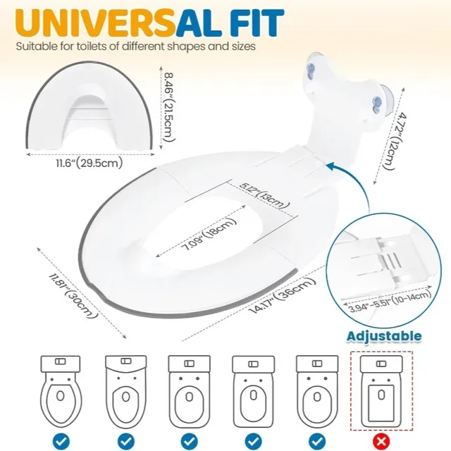Siège de toilette pliable pour enfants – vue 6