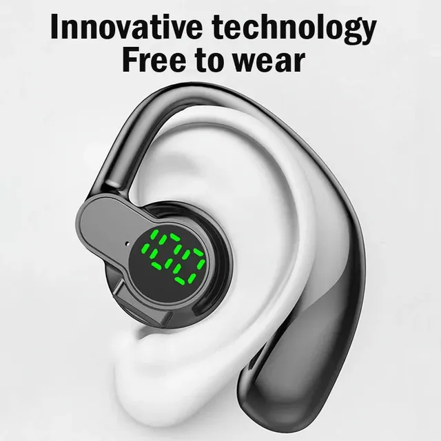 Écouteurs sans fil Bluetooth casque entièrement ouvert… – vue 2