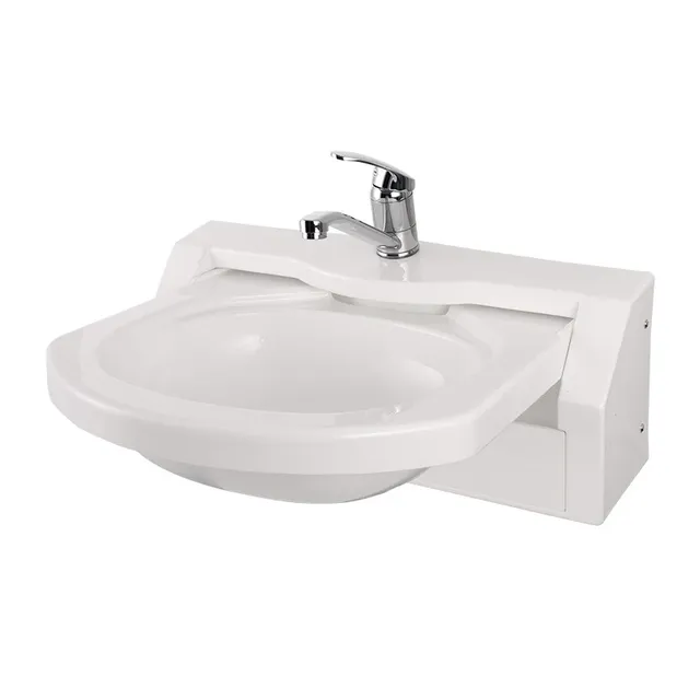 Lavabo pliable en matériau acrylique pour camping-car
