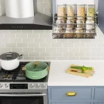 Étagère à épices rétractable à 3 niveaux en acier au carbone, gain de place, antirouille, grande capacité, forte charge