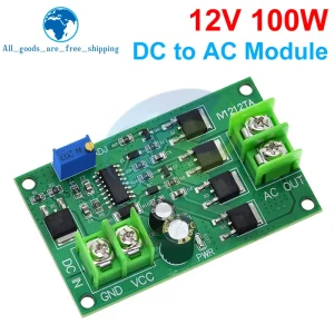 Transformateur onduleur 100W DC-AC DC 12V à AC 12/24V, générateur de Signal à onde carrée, régulateur de tension, carte de convertisseur de puissance Transformateur onduleur 100W DC-AC DC 12V à AC 12/24V, générateur de Signal à onde carrée, régulateur de tension, carte de convertisseur de puissance