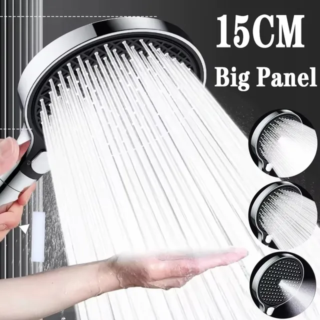 Pommeau de douche haute pression à grand panneau de 15CM – vue 2