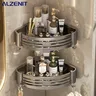 Étagère de salle de bain noire pour douche