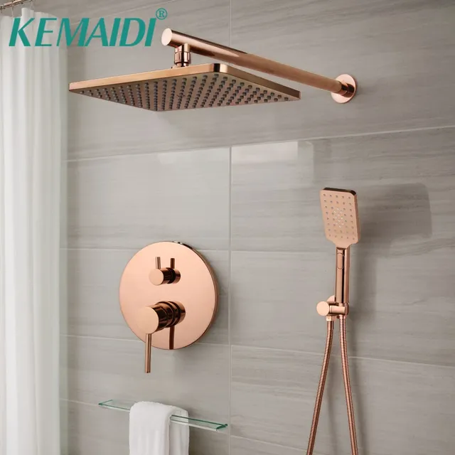 KEMAIDI ensemble de robinets de douche en or Rose…