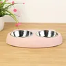 Double bols pour animaux de compagnie