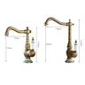 Robinets de salle de bains Robinet en bronze antique… – vue 7