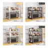 Support rangement cuisine microondes double couche… – vue 4