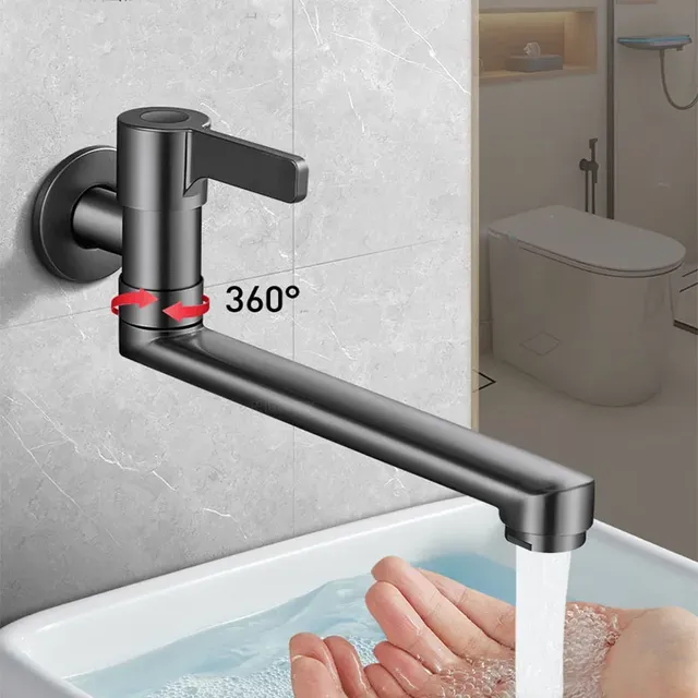 Robinet mural monotrou – vue 2