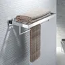 Porte-serviettes en acier inoxydable et Nickel – vue 2
