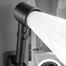 Pommeau douche super pressurisé basse pression noire mat… – vue 1