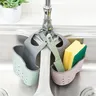 Organiseur lavabo suspendu rangement évier porte éponge… – vue 3