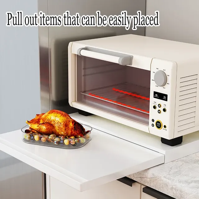 Support de rangement pour micro-ondes de cuisine – vue 4