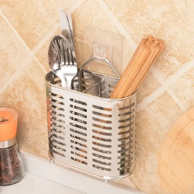 Égouttoir vaisselle acier inoxydable mural perforé… – vue 2