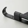 Porte serviettes pivotant aluminium noir mat quatre bras… – vue 4