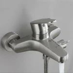 Robinet mitigeur de salle de bains et de douche en acier inoxydable 304, mitigeur de salle de bains chaude et froide, mitigeur de baignoire, ensemble de robinets de douche