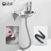 lavabo mural inoxydable304 épais acier cadre charge lourde carré peu profond poli brossé plage arrière monotrou robinet fourni bonde clicclac