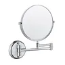 Miroir télescopique rond chromé Double face sans… – vue 1