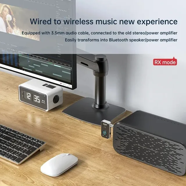 Transmetteur récepteur Bluetooth multifonctionnel sans… – vue 3