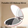 Miroir de maquillage LED portable Double face… – vue 1