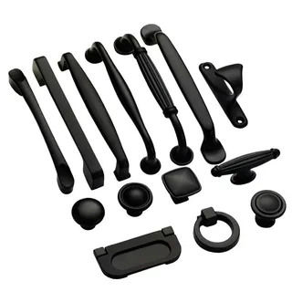 Poignée meuble cachée noire aluminium mat encastrée discrète moderne…