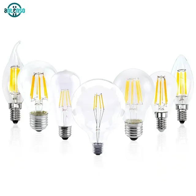 Ampoule LED lampes 220V E27 E14 2W 4W 6W 8W Led rétro…