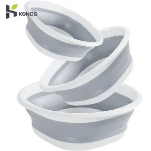 Lavabo pliant Lavabo polyvalent Lavabo pliable suspendu léger pour évier de camping et outil de nettoyage d&rsquo;éviers RV