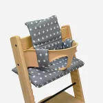 Coussin de siège de chaise de salle à manger, coussin propre pour chaise haute, impression de dessins animés, plus sûr et plus confortable pour bébé s&rsquo;asseoir