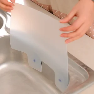 Protections contre les éclaboussures d&rsquo;eau pour évier de cuisine, avec ventouse, écran étanche pour le lavage des fruits et légumes, panneau Anti-eau, rabats en PVC