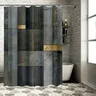 Rideau de douche effet marbre de luxe