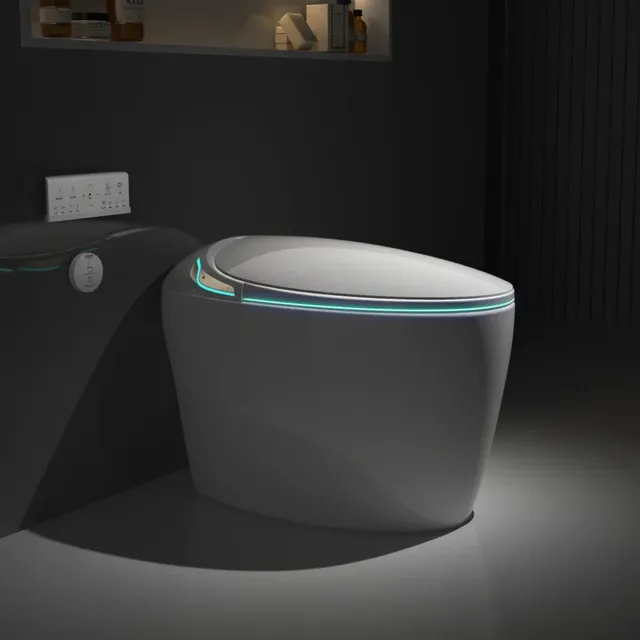 Toilettes intelligentes uniques avec bidet intégré – vue 3