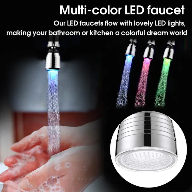 LED robinet d'eau température cuisine robinet pomme de… – vue 2