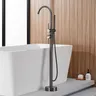 Robinet colonne bain îlot autoportant inox brossé gris… – vue 6