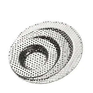 Filtre à maille en acier inoxydable pour évier de cuisine, crépine de bain, couvercle de trou de vidange de sol, filtre à cheveux d&rsquo;égout, accessoires pour la maison, 7 cm, 9 cm, 11cm