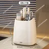 Organiseur compact plastique rigide beige crème brillant… – vue 3
