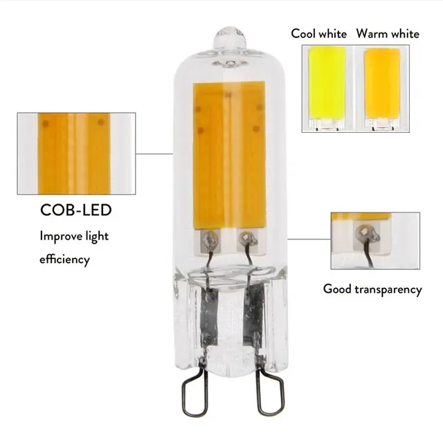 Ampoule LED en verre G9 7W 9W 12W 15W 220V – vue 5