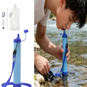 Filtre à eau d’urgence pour Camping en plein air, Filtration d’urgence pour la vie extérieure, consommation directe, purificateur d’eau individuel, stérilisation Filtre à eau d’urgence pour Camping en plein air, Filtration d’urgence pour la vie extérieure, consommation directe, purificateur d’eau individuel, stérilisation