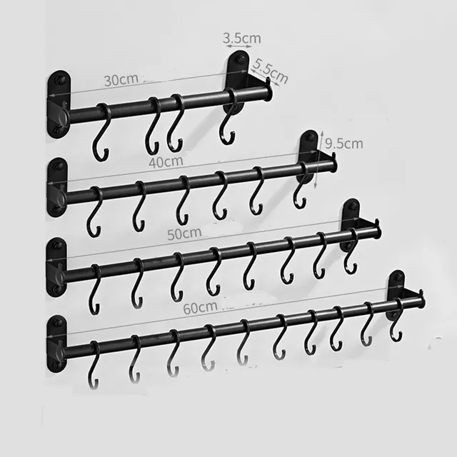 Crochets muraux pour organisateur de cuisine – vue 2