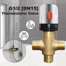 Robinet mitigeur thermostatique en laiton – vue 2