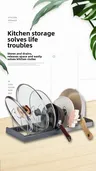 Organisateurs d'armoires de cuisine pour casseroles et… – vue 6
