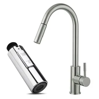 Buse pulvérisation flexible extractible douchette deux modes jet pluie…