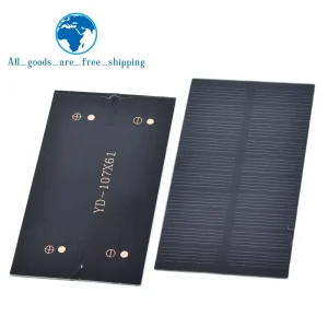 Électronique intelligente panneau solaire 1W 5V électronique bricolage petit panneau solaire pour chargeur de téléphone portable maison lumière jouet etc cellule solaire