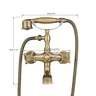 Robinet de baignoire à double poignées pour salle de bains – vue 5