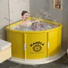 Baignoire triangulaire pliable boutonunique sansoutil… – vue 2