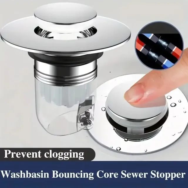 Filtre de vidange Pop-up universel pour lavabo – vue 3