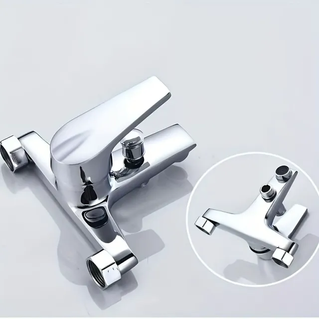 Mitigeur de douche de salle de bain - robinet en T mural… – vue 3