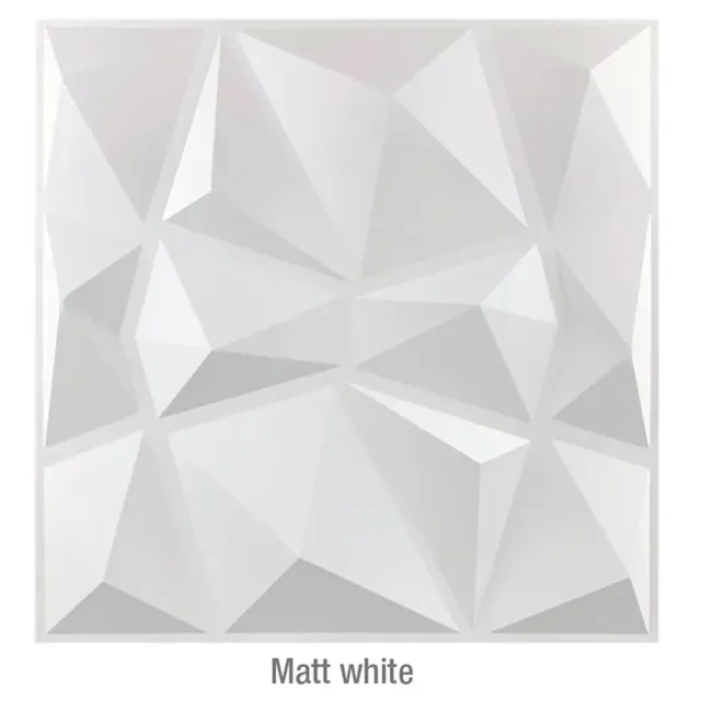 3D White Decor Interior Wall Panels Foam Wallpaper… – vue 5