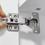 Charnière de porte d&rsquo;armoire de meubles, 1 pièce, charnières hydrauliques, tampon d&rsquo;amortisseur, fermeture douce pour quincaillerie de meubles de cuisine