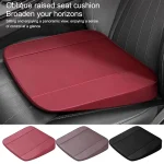 Coussin Siège Voiture Rehausseur Ergonomique Incliné Soutien Lombaire Posture Mousse Haute Densité Similicuir Antidérapant Amovible Lavable Respirant Universel Bureau Fauteuil